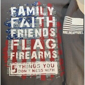 Nine Line-M Pullover Fleece Hoodie Sweatshirt - 5 Things You Don't Mess With